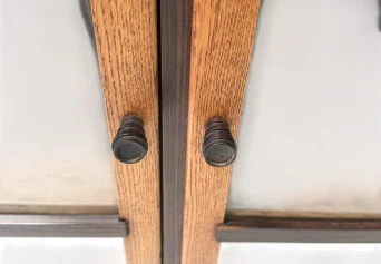 Art Deco Modernist Four-Door Bookcase, 1920s